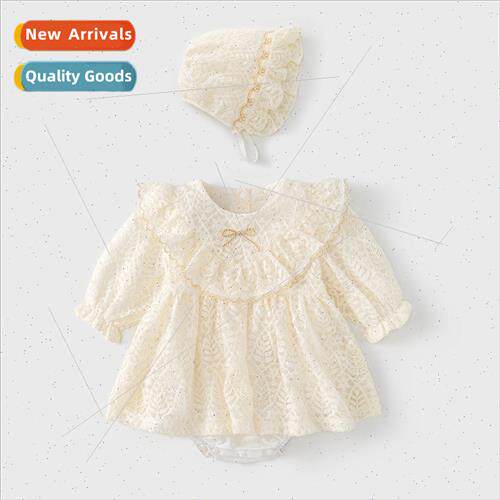 Baby clothes Korean  of the newborn baby clothes lace spring