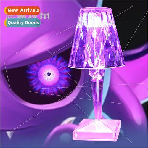 New Crystal Table Lamp Spain Acrylic Diamond Ambiance Bedsid