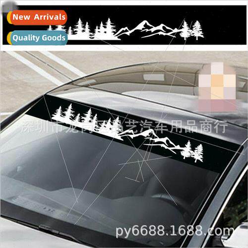 X-128 new mountain range totem car front windshield stickers