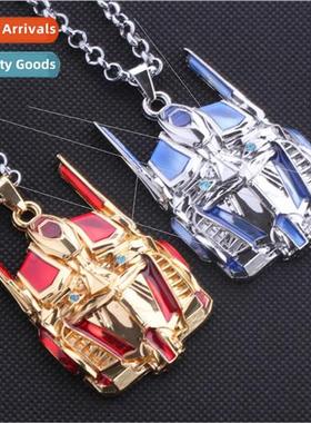 Movie Peripherals Autobot Optimus Prime Mask Pendant Red Blu