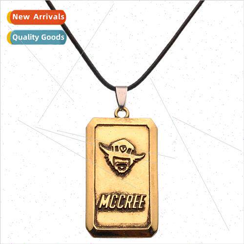 Game  McRae alloy necklace BAMF keychain new