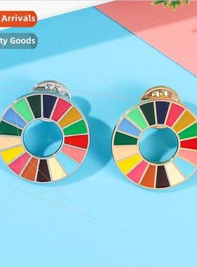 17 Color Oil Drops Sustainable Development Goals UN Medal De