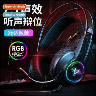 RGB H200 gaming headset computer Wolf desktop Hunter