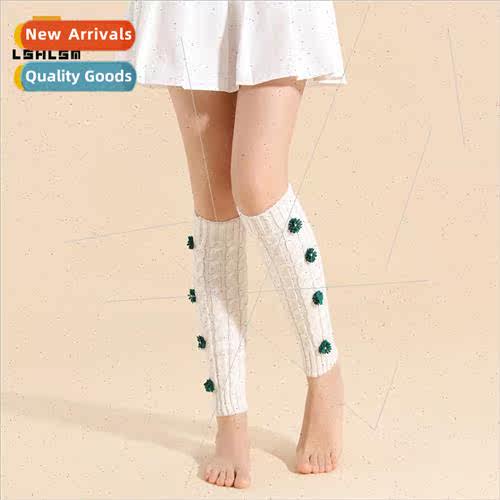 Autumn and winter sweet new knitted wool Christmas small flo