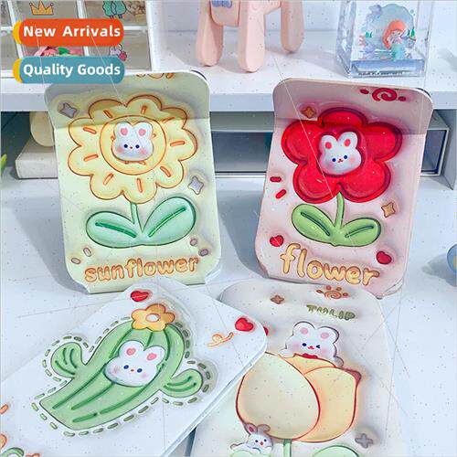 Folding small mirror makeup mirror student dormitory desktop