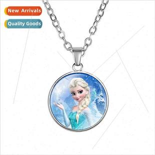 Necklace Gemstone Elsa Anna Serie New Princess Frozen