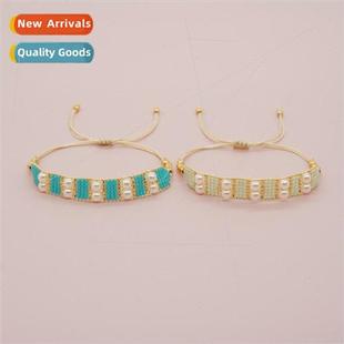 rice bohemian beads woven pearl Halloween imitation simple