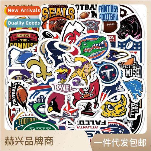 50 pcs of English American football world league graffiti st