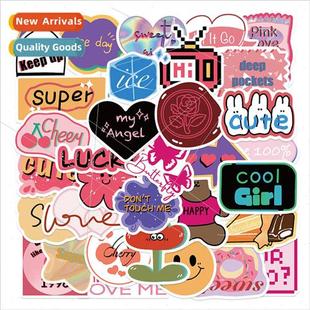 the ins cute pieces handboo stickers into graffiti Korean