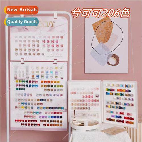 Ruoxi cocoa 206 color nail polish 2023 new nail salon openin