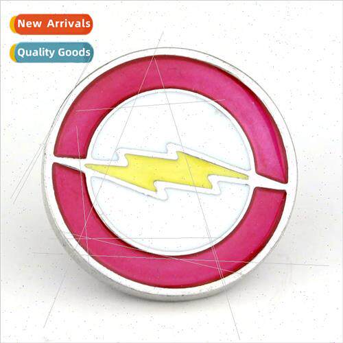 Movie  the flash alloy oil drop brooch pin creative cartoon
