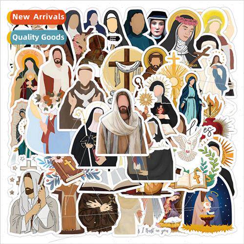 50 new friar stickers cartoon church nuns decorative cell ph