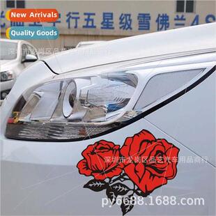 N-689 bumper stickers body scratch stickers roses car sticke