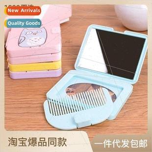 with comb outdoor carry portabl set mirror Creative small