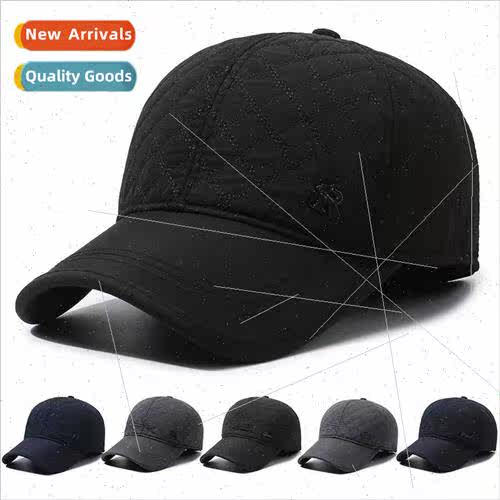 Middle-aged and elderly mens hats father cap winter warm ear