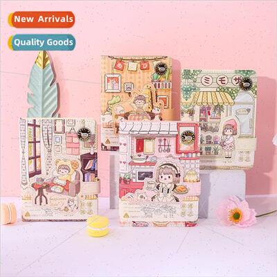 gu ery 36K Happy Store Magnetic Button Book Cute Cartoon Col