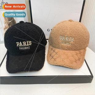 warm baseball cap Winter Korean lambswool children wild new