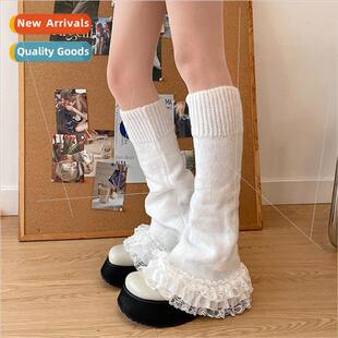 Fall and Winter Long Vintage Knitted Spice Girls Lace Big La