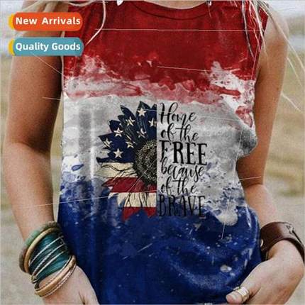 2023 Summer New Sleeveless Loose Round Neck Pullover Casual