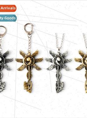 Game  Resident Evil 8 six-winged fetus key shape keychain ne