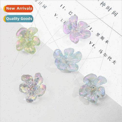 Ancient  DIY handmade hairpin acrylic AB color in the hole f