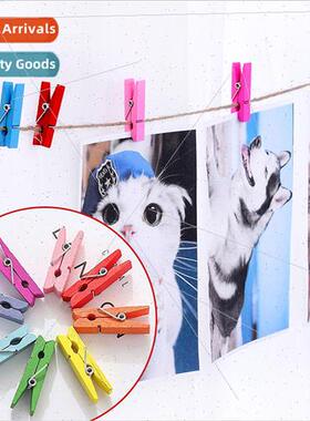 Photo Clip Wooden Clip DIY Storage Sticky Note Clip Decorati