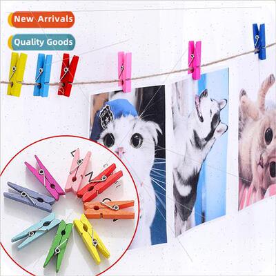 Photo Clip Wooden Clip DIY Storage Sticky Note Clip Decorati