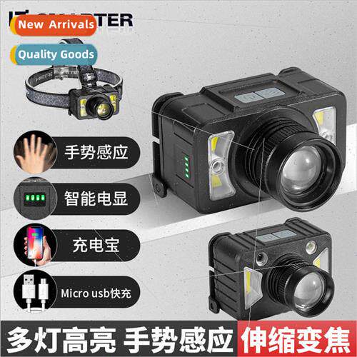 New LED multifunctional waving sensor head mounted light zoo