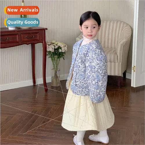 Childrens cotton clothing 2023 winter  Korean  of the female