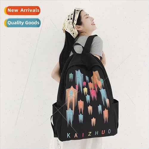 Gradient pentagram shoulder bag new college  personalized la