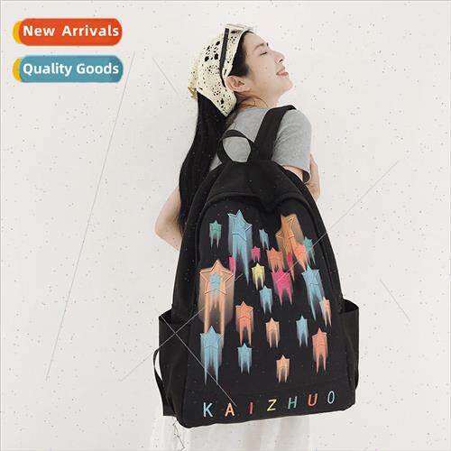 Gradient pentagram shoulder bag new college  personalized la