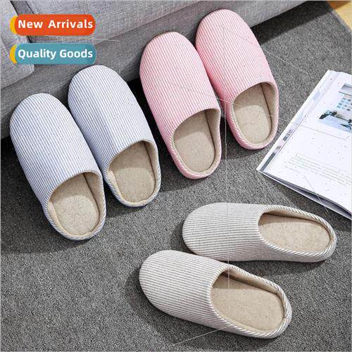 Classic Home Shoes Soft Bottom Mute Couple Japanese Slippers