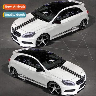 Car Stickers Long Stripes Body des Motorsports Decals Genera