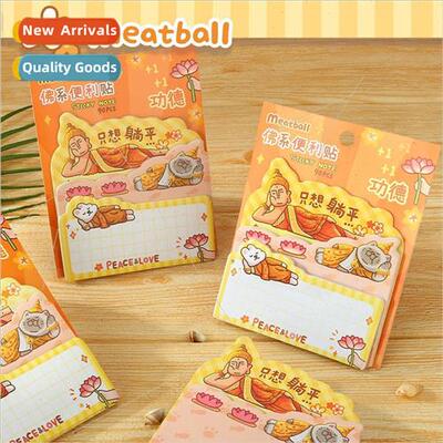 Meatball Buddha convenience stickers cute cartoon handbook n