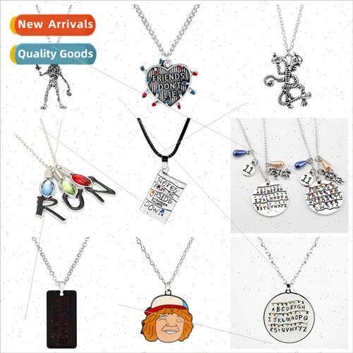 Movie & TV Peripherals Stranger Things 4 Necklace Stranger T