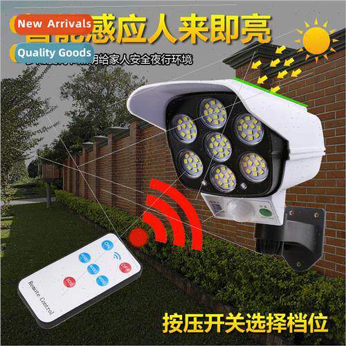Four de 100 LED Solar ghts Body Sensor ghts Landscape Garden