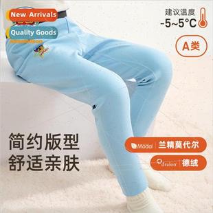 childrens warm velvet class baby pants fall Woof team