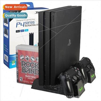 PS4/PS4 SLIM/PS4 PRO Cooling Dock Disc Organizer Handle Dual