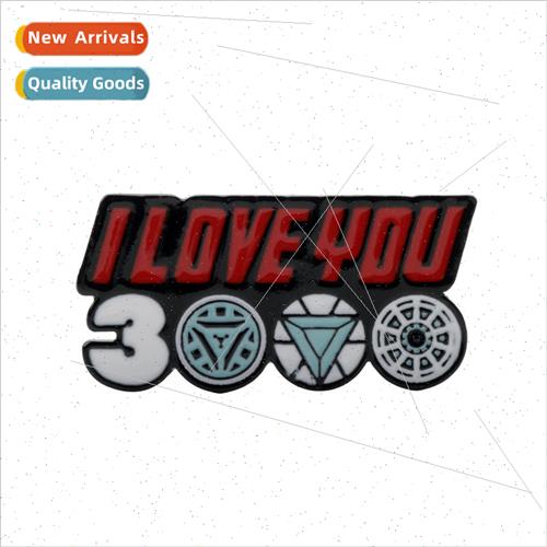 Avengers 4 love you 3000 times cartoon pin badge movie surro