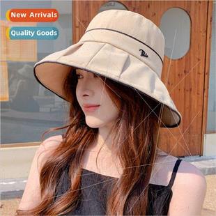 hat new metal fashion female fall and spring Koreas 2023