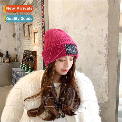 Hat womens fall and winter fashion warm knitted cap students