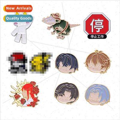 Brooch badge cartoon collection of anime characters letters