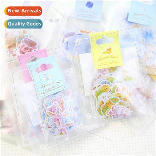 Japan KAMIO handbook stickers fresh watercolor handbook diar