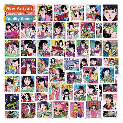 64 Sweetheart Maiden illustration stickers personalized deco