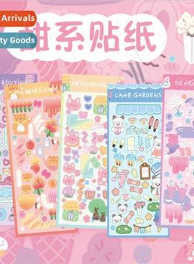 Sweet stickers laser love beans decoration ins wind waterpro