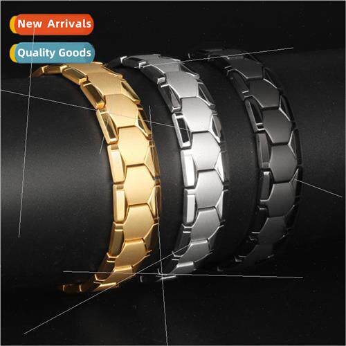 Mens square bracelet germanium stone domineering germanium g