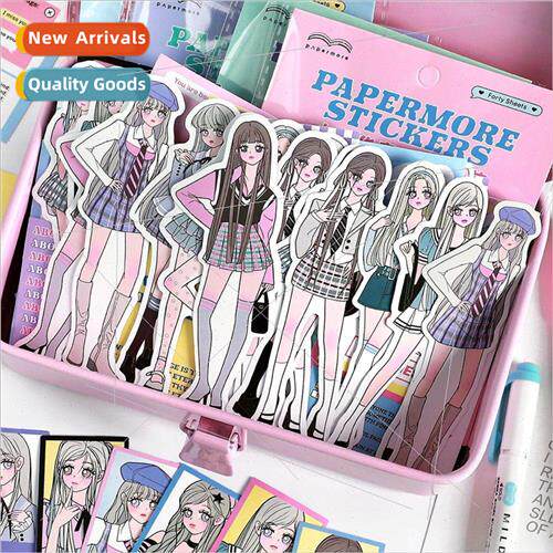 Teenage girl Huazhang series sticker pack Korean hot girl sw