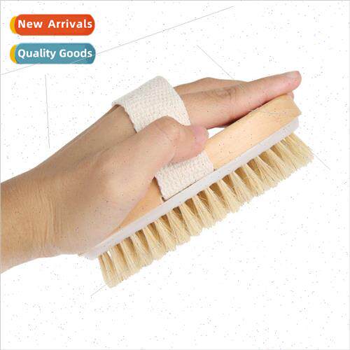 Hog Bristle Bath BrushBath BrushBody Dry BrushBack ScrubMud