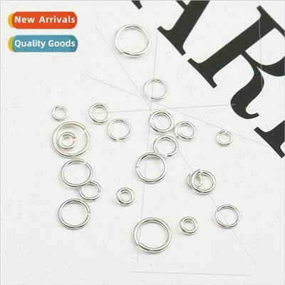 925 silver single ring jump ring accessories handmade diy ma