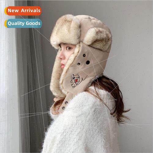 Winter warm face mask hat female anti-wind cold riding elect